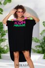 Mirage Icon vállán neon pántos tunika, fekete