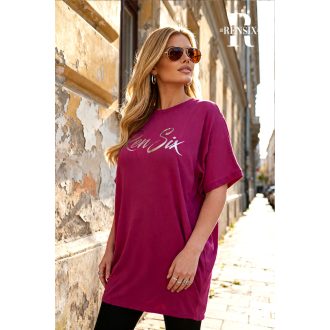 Rensix Dahlin bő tunika, mályva