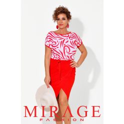 Mirage Mine átlapolt szoknyás ruha, mintás
