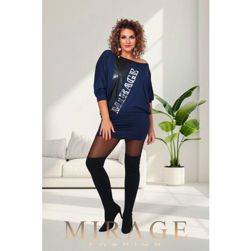 Mirage Woody bőrbetétes tunika, sötétkék
