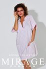 Mirage Coco puplin ingruha, rózsaszín csíkos