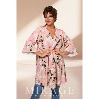 Mirage Flamingó fodros zsorzsett ruha, betűs