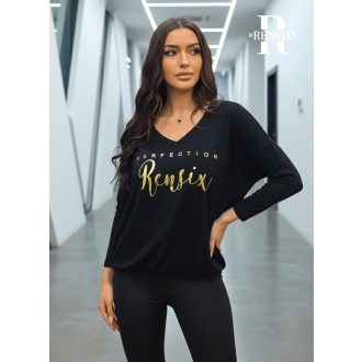 Rensix Perfection gumis aljú felső, fekete