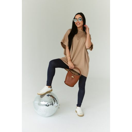 Anna Russo Ariel oversize tunika, barna