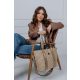 LOCCA SLC03 bézs táska 47 x 29 x 11 cm